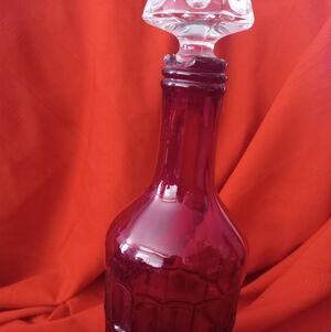 Vintage Red Glass